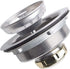 Hydro Master Kitchen Sink Basket Strainer - Standard Drains (3-1/2 Inch) Stainless Steel with Rubber Stopper