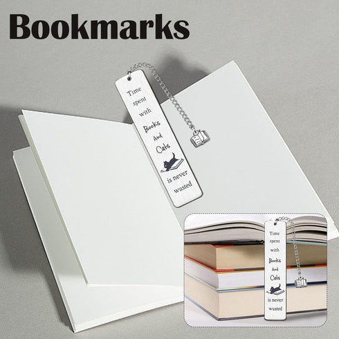 Funny Cat Bookmark, Cat Lovers Gifts for Women, Cute Bookmarks for Book Lovers