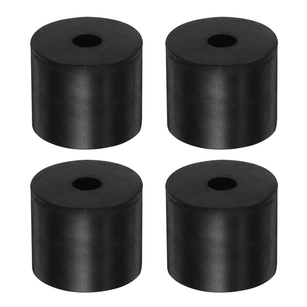 4pcs Rubber Spacer, 1.57 Inch OD Neoprene Round Anti Vibration Isolation Pads for Home, Cars, Boat Accessories (Black)