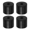 4pcs Rubber Spacer, 1.57 Inch OD Neoprene Round Anti Vibration Isolation Pads for Home, Cars, Boat Accessories (Black)