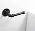 Industrial Style Toilet Paper Holder, Vintage Metal Iron Pipe Wall Mounted Towel Rack for Bathroom Kitchen (Rust Free,