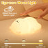 7 3 Dimmable Night Light for Kids, Cute Lying Flat Bear Led Night Light with Colors & Timer, Levels Silicone Kids Night