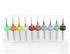 20Pcs PCB Print Circuit Board Carbide Tungsten Steel Micro Drill Bits Set, Shank 0.10mm to 2.0mm