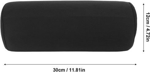 Qianjyvous 30x12 Lumbar Roll Pillow with Elastic Straps, Back Support Pillow for Chair and Car Seating, Memory Foam