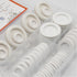 ISPINNER 52pcs Rubber Grommet, Double Sided Round Rubber Hole Plug, Drill Hole Sizes 5/8" to 1-1/2" (White)