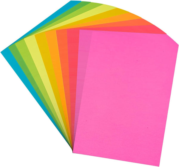 Colored Print&Copy Paper 8.5x11 Inches,180 Sheets 9 Colors Pastel A4 Printer Paper