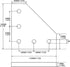 4040 Aluminum Extrusion Connector Bracket Set, 8PCS Joint Plates, M5 Wrench, T-Slot Nuts for 4040 Profile