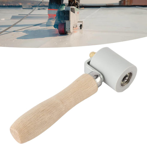 45mm Silicone Seam Roller, Ergonomic Hand Pressure Tool for PVC Roofing Tape, Gray Width 45mm/1.8in