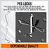 HORUSDY 150-Piece Pegboard Hooks Assortment with Pegboard Bins for Organizing Various Tools and Accessories