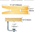 Bench Pin Clamp Set V-Slot for Workbench Wooden Jewelry Making Tool JZ-V-1