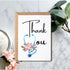 VKNDesigns Cute Thank You Card For Nurses - Doctors - Hospital - Greeting Card for Healthcare - Thank You Card - Card