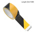 uxcell Warning Safety Stripe Tape, Black Yellow PVC Adhesive for Wall, Floor, Pipes Marking, 2 Inch x 108 Ft