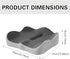 GENTERUN Fit for Thick Memory Foam Seat Cushion for Office Chair - Ergonomic Back Support for Pain Relief(Gray)