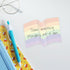 Gay Pride Flag Sticky Note Assortment | 4" x 3" Repositionable LGBTQ Love Notes | Set of 3 Rainbow Heart Flag Pads