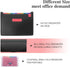 Uquelic Stand Receipt Organizer Folder - 13 Pockets Expanding Coupons Storage/Rainbow Large Capacity Bill Organizer for