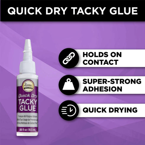 Aleene's 25115 Trial Pack Tacky Glue, 5pk for Crafting