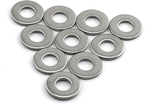 40pcs M5 304 Stainless Steel Flat Washer - Adjustment Hardware Fitting Accessories for Bolts & Screws