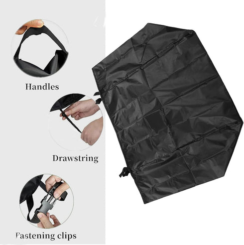 420D Sorandy Miter Saw Cover, Oxford Fabric Protection Cover, Planers Bench with Storage Pocket & Handle, Ideal