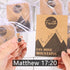 Qpige 30 Men(Circle-30) Bulk Have a Little Faith Card Christian Gifts for Women, School Church Wedding Baptism Unique
