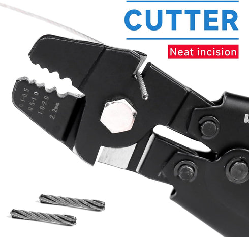 Wire Rope Swager Tool for Crimping Fishing Lines Up To 2.2mm (WKS-711)
