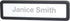 Lorell Recycled Plastic Cubicle Nameplate