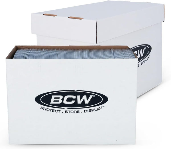 BCW Magazine/Document Storage Box, Durable Cardboard Filing Box, 1-Pack