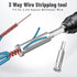 4 Pcs Wire Twister Tool for Drill, Wire Nut Twister and Stripper Tool Connector Driver with 1/4" Chuck