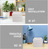 2pcs Uonlytech Foldable Square Paper Lampshades Pendant Light Shades Origami Design Hanging Lamp Shade Covers for Floor