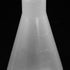 PATIKIL 250ml Plastic Erlenmeyer Flask, Clear, 2 Pack Narrow Mouth Conical Flask with Screw Caps for Laboratory