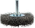 Forney 60015 Wheel Brush, 2-1/2-Inch Coarse Crimped Wire with 1/4-Inch Shank