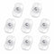Self Adhesive Mini Caster Wheels, 360° Rotation Universal Roller Bearing, Sticky Pulley for Trash Can, Storage Box,