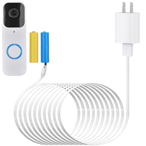 ALERTCAM Power Adapter for Blink Video Doorbell, Doorbell Transformer with 16.4ft Weatherproof Charging Cable