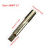 1/16", 1/8", 1/4" NPT Pipe Tap Set, 3Pcs Carbon Steel Cutting Tools for Mechanics DIY Thread Cutting