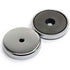 CMS MAGNETICS 8-Pack RB36 C8 Ceramic Ferrite Round Base Magnet, 15 LB Pull Force, 36mm Diameter