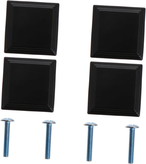 Outanaya 4Pcs Sturdy Door Handles for Cabinets Bedside Tables Durable Solid Pulls