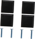 Outanaya 4Pcs Sturdy Door Handles for Cabinets Bedside Tables Durable Solid Pulls