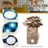 390 Pieces Synthetic Filter Paper Stickers 20 mm PTFE Filter Disc 0.3 µm for Mushroom Cultivation Wide Mouth Jar Lids