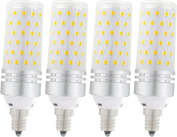4 Pack E12 LED Bulbs, 16W Candelabra LED Light Bulbs 100 Watt