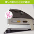 Max HD-10FL3K/W Sakuri-Flat Stapler, Holds 100 Spare Needles, White