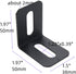 4Pcs 90 1.97"x1.97"x1.5" Adjustable Degree L Shape Bracket Corner Connector Right Angle Brackets L Slotted Support