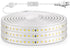 AIMENGTE Outdoor LED Strip Lights Waterproof, 16.4ft 600 LEDs, 6500K Cool White