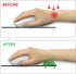 Blusabaca Mouse Pad with Wrist Rest, Cat Lotus Leaf Ergonomic Mouse Pads Wrist Support for Desk, Cute Gaming Mousepad