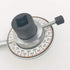 Torque Angle Meter, 1/2" Drive Wrench Angle Gauge with 14" Flexible Clip Arm, Made of CR-V Steel