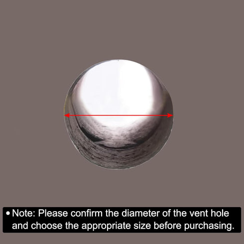 uxcell Round Vent Cover, ABS Plastic Adjustable Air Vent Cover White for 2.4" - 2.8" Diameter Hole, 4pcs