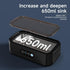 zoomto Cleaner,49KHz Cleaner,3 Timer,22oz(650ML),304 Ultrasonic Jewelry Ultrasonic Jewelry,Glasses,Rings,Watch Bands