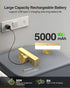 Elegant Gold Battery-Powered Wall Sconce Lighting