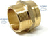 G Thread Female to NPT Thread Male Pipe Fitting Adapter, Lead-Free Adapter (1 1/2 inch)