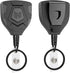 MNGARISTA Heavy Duty Retractable Keychain with Belt Clip, ID Badge Reel, 31.5” Steel Cord and Key Ring, 2-Pack