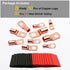 100Pcs 6 8 10 12 Set, 50Pcs 50Pcs TKDMR Copper Wire Lugs AWG with Heat Shrink Battery Cable Lugs Battery Cable Ends