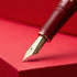 N23 Set HONG DIAN Red Rabbit Fountain Pen, Long Blade Medium Nib Gold Trim, New Year Lucky Rabbit Carving Design